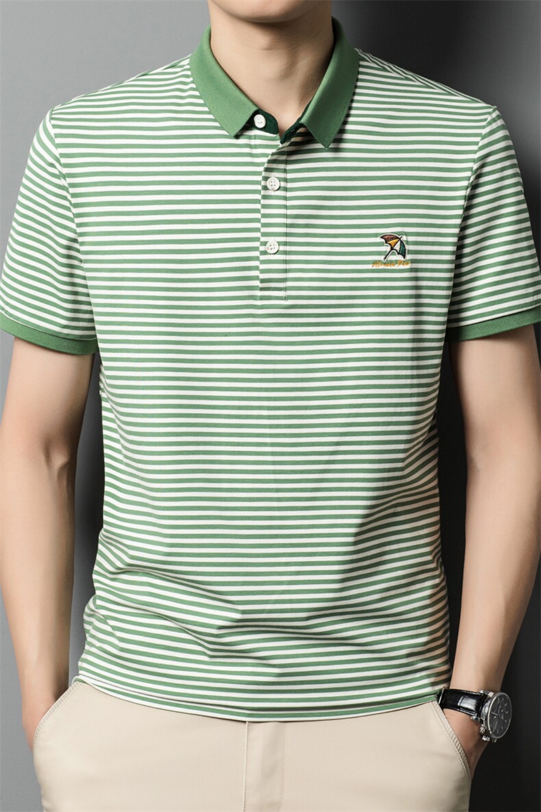 POLO衫男半袖衣服男士体恤衫T恤潮牌休闲翻领爸爸短袖SW521-P63,男装Polo衫,星座1105-3