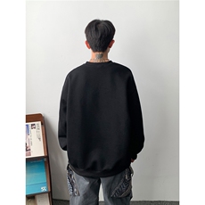 重磅全棉结构款450克拼接卫衣硬挺短宽套头外套男RH5349-P39，女装短外套，星座610B-1