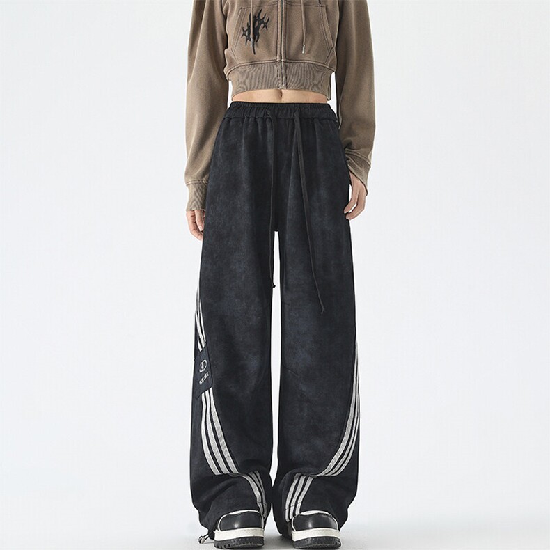 春款美式扎染三条杠休闲裤高品质60%棉XZ225-3-CK08-P55控P65，男装休闲裤，星座225-3