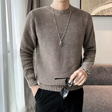毛衣男秋冬季新款内搭圆领毛衫贴身针织打底性毛线衣男S529-P48，男装针织衫/毛衣，星座1109-3