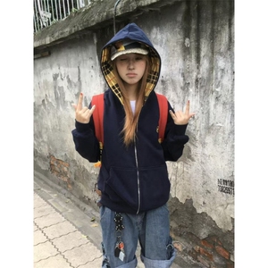 5614-P53好质量做工压线+内贴+刺绣+大版型连帽卫衣图片