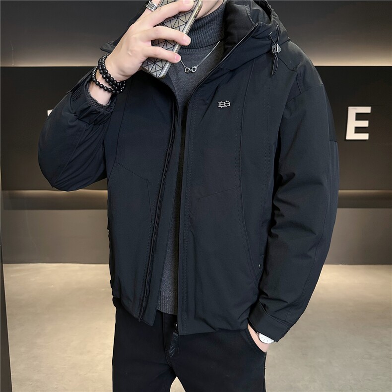 M-3XLB3539938P220灰连帽2025冬羽绒服【标50控活动价318】,男装羽绒服,电商B353