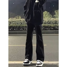 美式潮流街头设计感牛仔裤男女宽松百搭休闲裤潮WLA999-特pP21，男装牛仔裤，星座1008