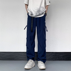 街头潮流机能风冲锋裤美式高街工装裤男宽松直筒休闲裤K6619-P38，男装休闲裤，星座512-4