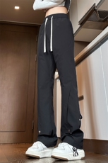 2025秋季新款女模大码美式微喇冲锋裤M-5XHK24551-特P35，男装休闲裤，电商A022