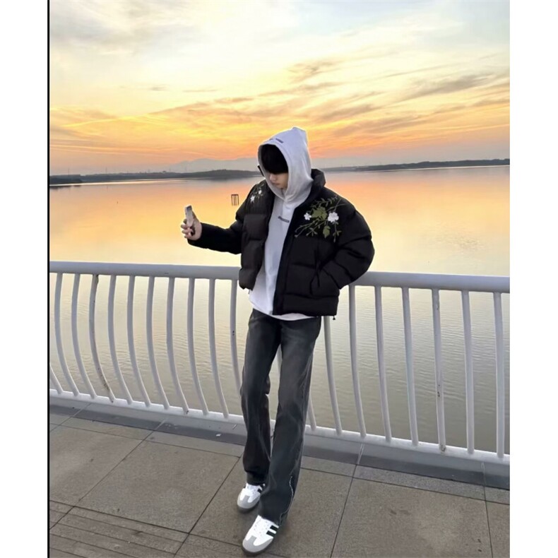 1506/QLS4000/P89新款冬季保暖面包服运动休闲潮牌帅气外套,男装棉衣,星座1506
