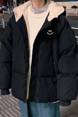 MY16204-P100加厚加绒连帽棉衣男大码棉服男面包服男，男装棉衣，电商A040