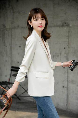 气质西装小外套，女装西装，水锦红