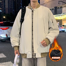 冬季男士棉衣户外夹棉飞行夹克加厚棒球领外套，男装夹克，星座1206（原A206）