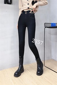 高弹力显瘦女神牛仔裤图片