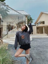 2021/加绒卫衣/NEW，女装卫衣/绒衫，潘朵拉