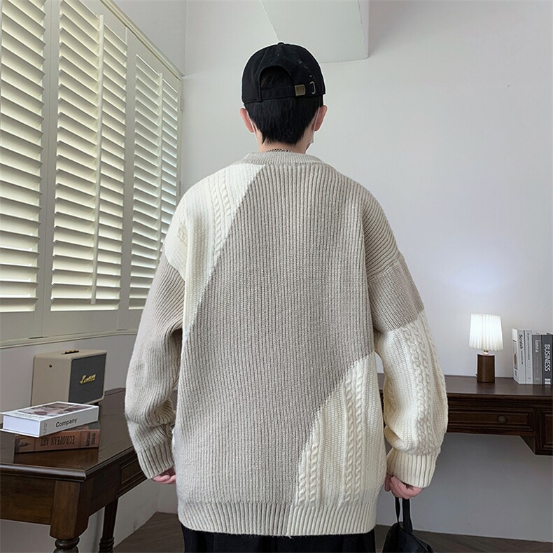 【新品】2025秋冬男士时尚休闲百搭针织毛衣潮流-M5020-P52,男装针织衫/毛衣,星座1105-1