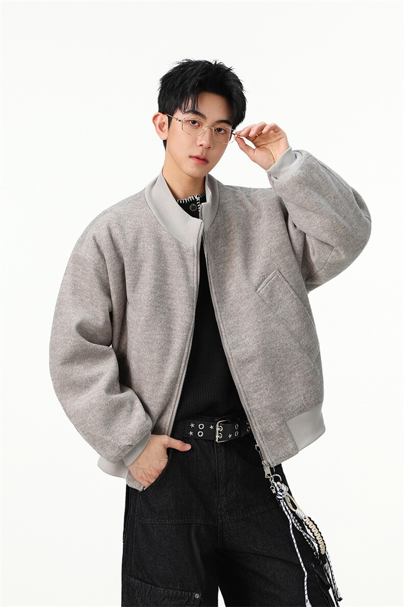 (羊毛)冬季美式复古飞行夹克外套棉衣JK1006-特P110-控199,男装夹克,星座216(原A116)