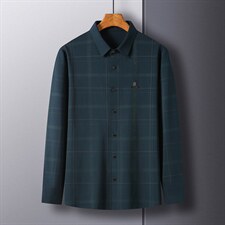 CE882钱塘2020-2中年男士条纹商务休闲百搭简约长袖T恤P57，男装衬衫，钱塘207-2