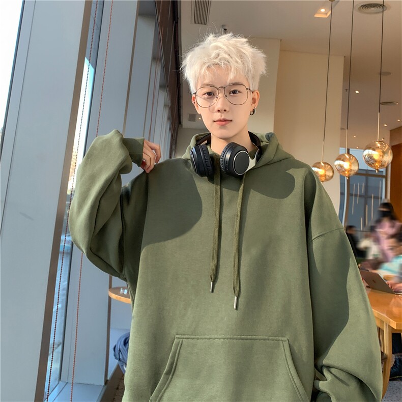 抖音供货2025春款美式华棉连帽卫衣A158-WY23-常规P38加绒P43,男装卫衣,电商A158