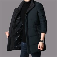 B19017钱塘2020-1冬季男士爆款羽绒服高端90白鸭绒P310，男装羽绒服，钱塘207-1