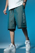 夏季新款日系变色工装五分裤男潮流宽松休闲短裤A158-D，男装休闲裤，星座310B-3