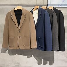 ZG-K14男式春秋新款长袖简约宽松西服休闲商务便服西装单西，男装西服，电商B360A（原721A）