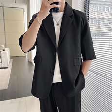 夏季五分小西服男潮流时尚小西装男女可穿得物品质XF003-P70，男装西服，星座210-1