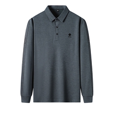 AG88159钱塘2020-3春季新款中年男士时尚休闲长袖T桖高品质P70，男装T恤，钱塘207-3