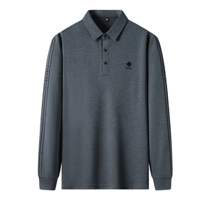 AG88159钱塘2020-3春季新款中年男士时尚休闲长袖T桖高品质P70图片