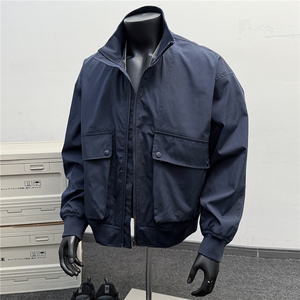 JK007假模 大口袋工装教练飞行立领夹克 聚酯纤维(S-3XL)TP38图片