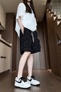 K9057特P32/夏季工装多口袋短裤男女t同款沙滩裤中裤休闲裤子图片