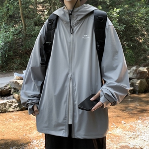 夏季户外轻薄透气防晒服潮流男女连帽皮肤衣情侣防晒衣FW9243-P40图片