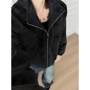 扎染皮衣外套男 1209-1-JK25-P85 主推可谈图片