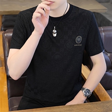 夏季男士短袖T恤薄款男装青年时尚休闲上衣半袖圆领新款体恤衫男，男装T恤，电商B212（原钱塘6029）