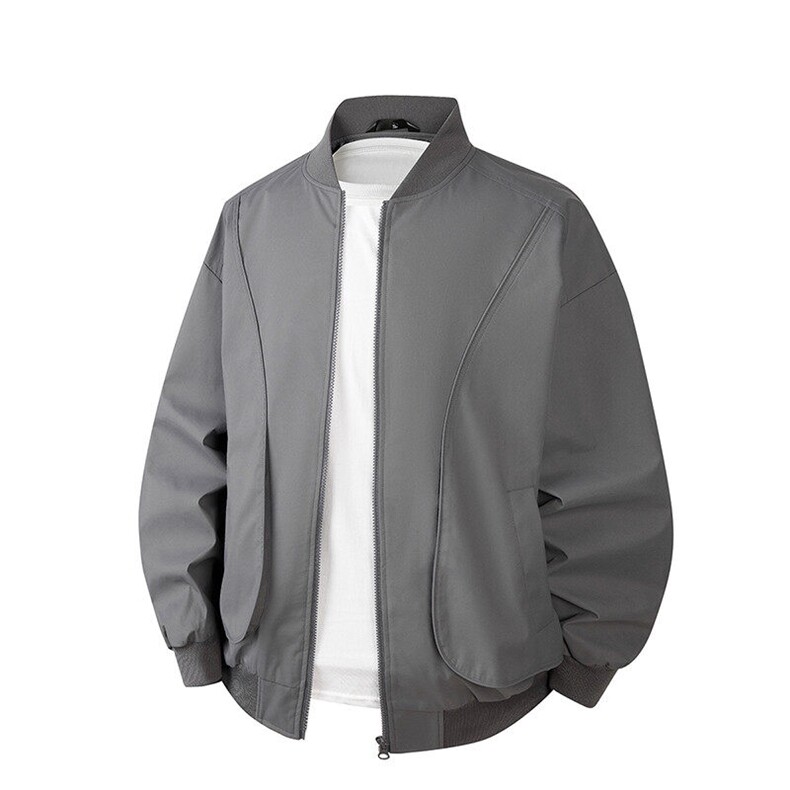 户外夹克男棒球领纯色上衣冲锋衣外套DSA157B-JK7869-P70,男装夹克,电商A157B