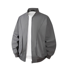 户外夹克男棒球领纯色上衣冲锋衣外套DSA157B-JK7869-P70，男装夹克，电商A157B