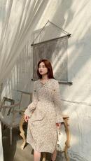 【现货】现货春季韩版碎花连衣裙，女装连衣裙，布萱