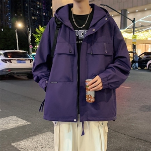 春季新款现货冲锋衣宽松休闲夹克男A157B-J233-TP60图片