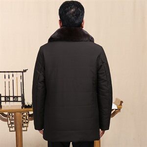 8801/大款长年有货，高档爸爸棉衣中老年棉服棉袄中长款图片