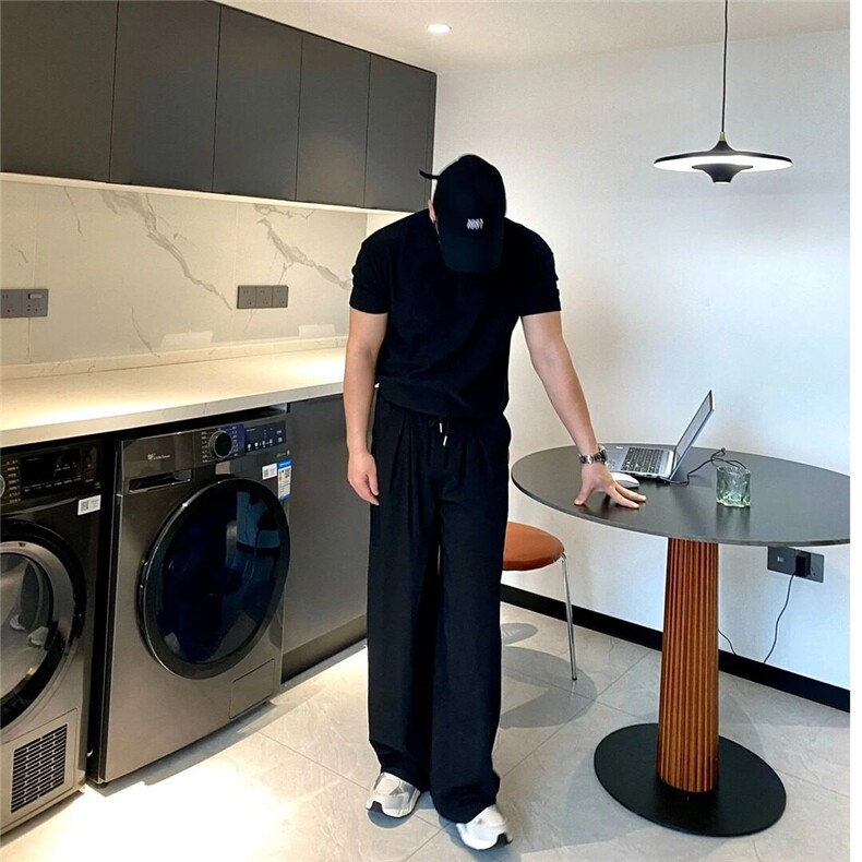 美式硬汉风冰爽丝肌肤纹男高级感紧身弹力短袖011-TP46,男装T恤,电商A089-1