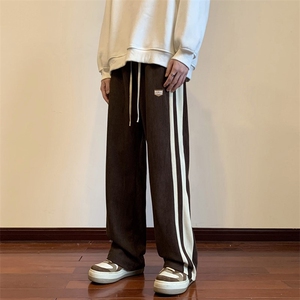 灯芯绒加绒加厚拼接休闲裤M~5XL XZ604-KG46JR-P65控78图片