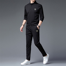 中年运动套装男春秋季两件套运动服休闲套装男卫衣2023新款外套，男装休闲套装，电商B212（原钱塘6029）