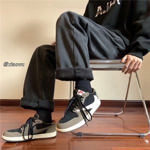 加绒牛仔裤小直脚B342-K7012-P35 JR45 控59 系皮带图片