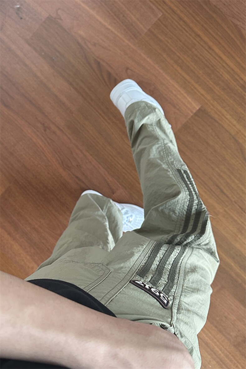 大量现货垂感条纹休闲裤男夏季设计感舒适百搭长裤潮DY5032-P55,男装休闲裤,电商A178