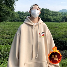 直播品质500克重磅秋冬美式加绒加厚卫衣外套H1372常规P35加绒P40，男装卫衣，电商A486