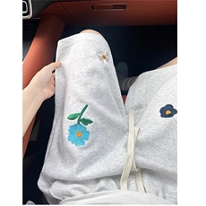 网图现货重磅华棉复合花卉刺绣五分裤男女DK32P25，男装牛仔裤，星座205-3
