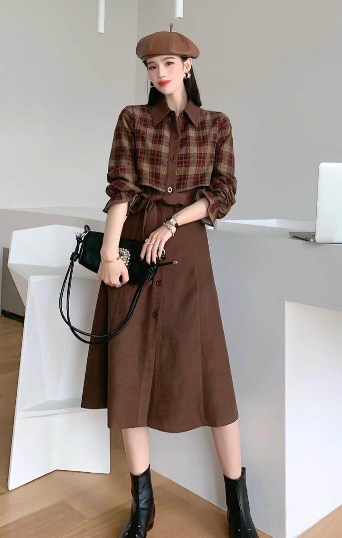 现货供应，秋装连衣裙！订单?，女装连衣裙，友一有二