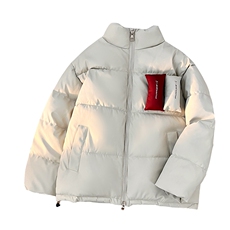 PU皮棉衣男冬季新款港风立领宽松休闲棉服学生面包服MF8603-P85，男装棉衣，星座214-3
