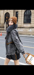 狐狸毛领牛仔外套！MLXL！现货！！,其它,欧雅斯丹·尔