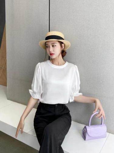 绸缎韩版面料，女装，六月