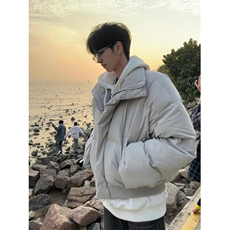 短款棉服男冬季新款加厚廓形面包棉服立领棉衣外套M302，男装棉衣，星座1116A（原606A-3）