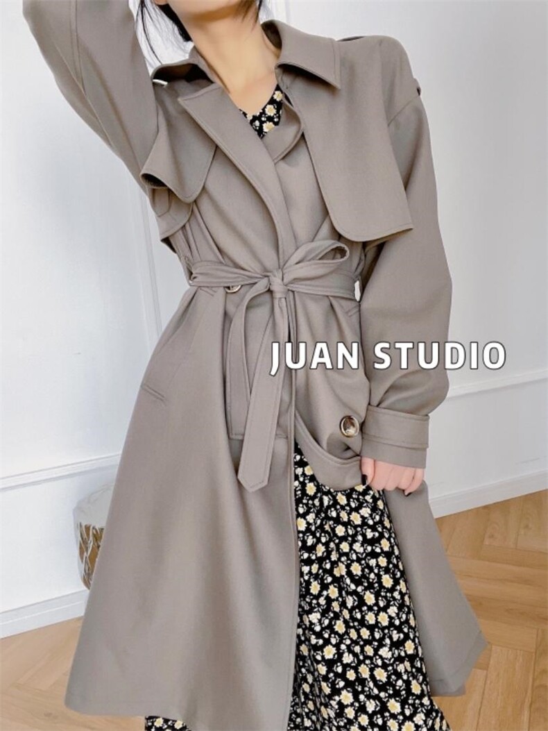 百搭风衣，女装风衣，JUAN