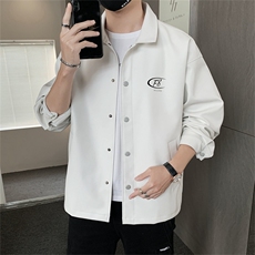 2025春季皮夹克男潮流男装潮流夹克外套休闲上衣A210-JK207-P75，男装夹克，星座210-3
