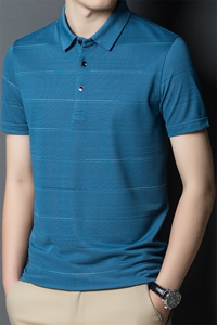 POLO衫男上衣半袖男装衣服男士体恤衫T恤潮牌休闲翻领爸爸短袖男图片